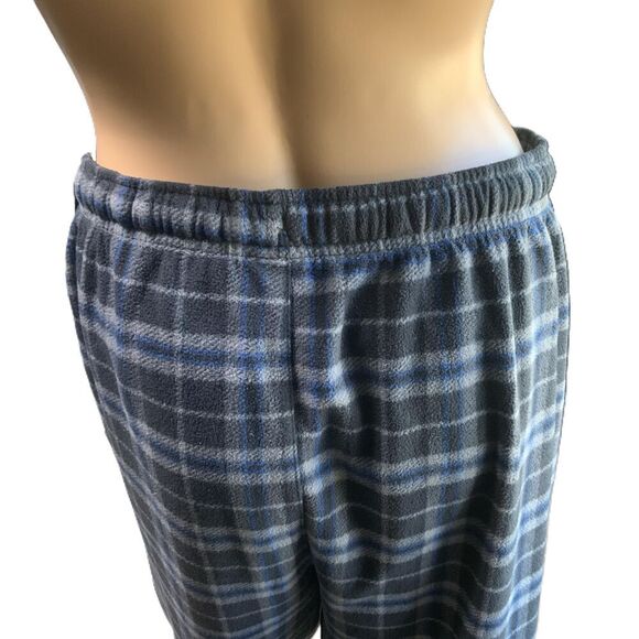 Beverly Hills Polo Club Plaid Drawstring College Loungewear Pajama Pants Large - Picture 11 of 13